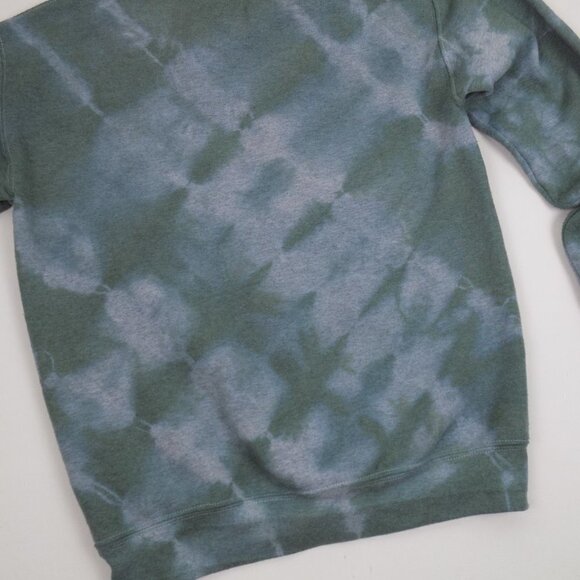 vintage dyed crewneck pullover sweater ombre - Picture 4 of 6